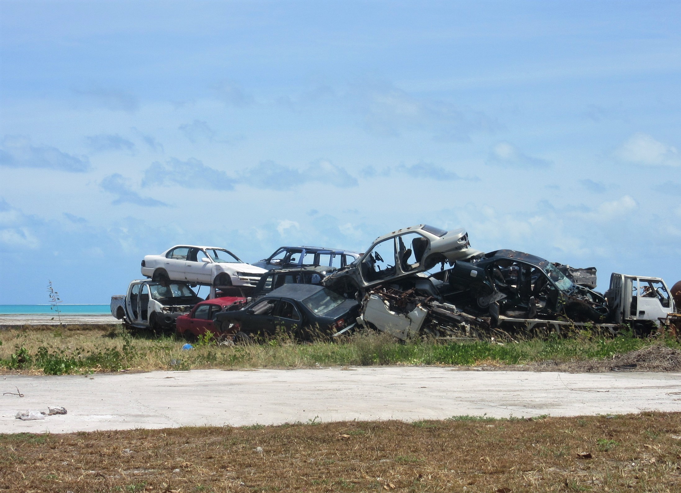 Carwrecks on Tarawa